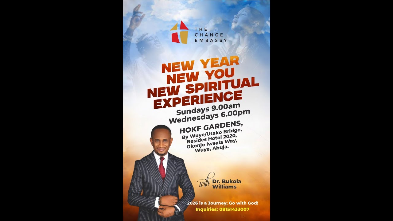 SUNDAY, 11TH JANUARY, 2026 ||JANUARY IMPARTATION SERVICE || DR. BUKOLA WILLIAMS