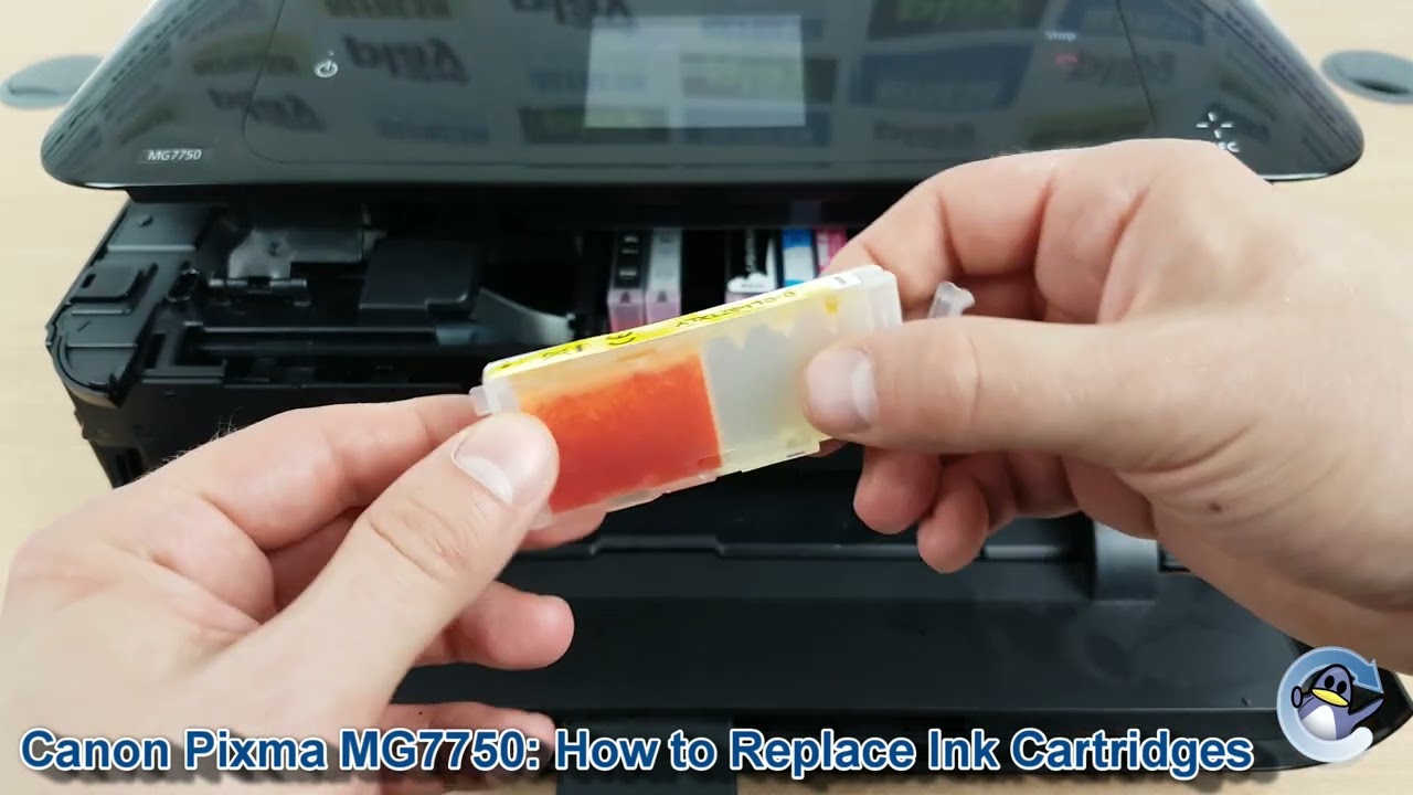Canon Pixma MG7750: How to Change/Replace Ink Cartridges
