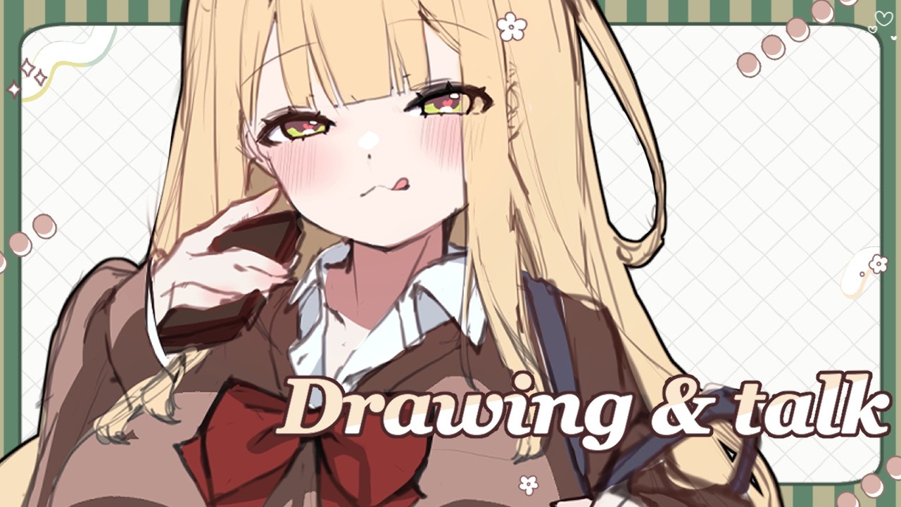 【Live painting/お絵描き】自分の絵が可愛い！うん【カノラユ】