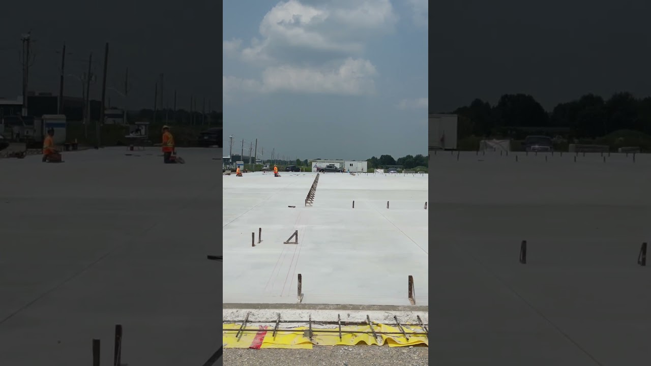 The casting slab is where tilt-up panels take shape, ensuring a smooth start for every project