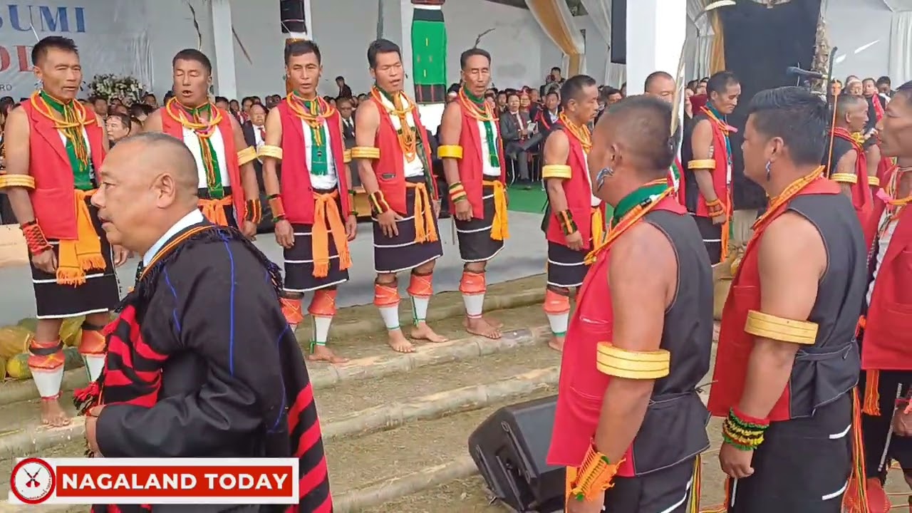 Folk song during Chakhesang-Sumi Brotherhood 29th years celebration at Pfutsero.