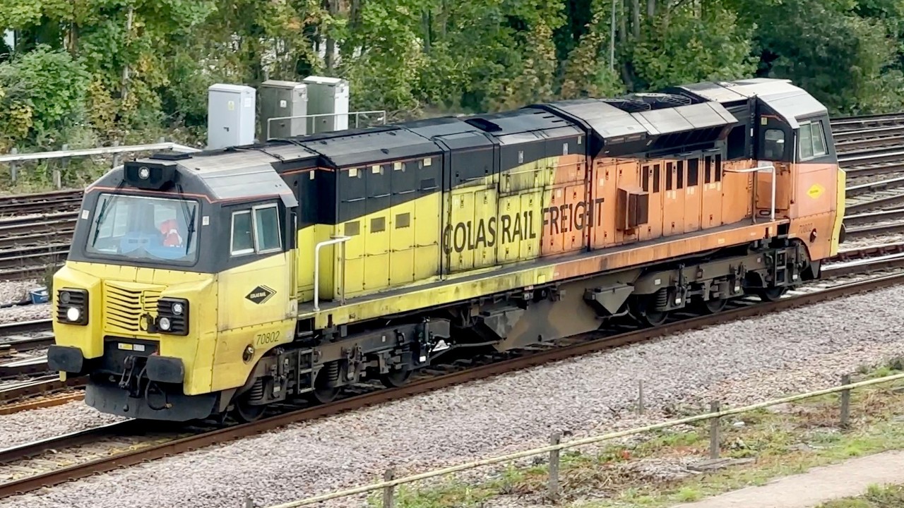 Class 66 & Class 70 at Basingstoke, SWML, 1/10/2026 | Boom Trainspots