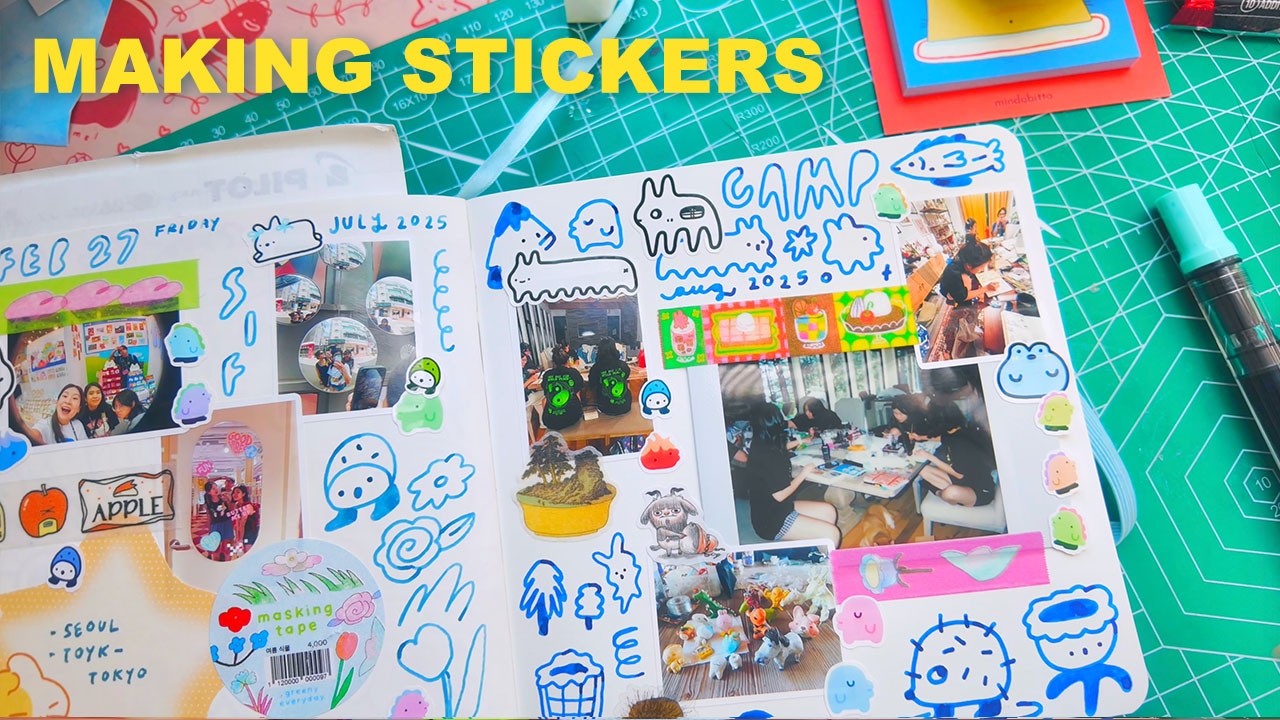 making stickers at home (also hi)