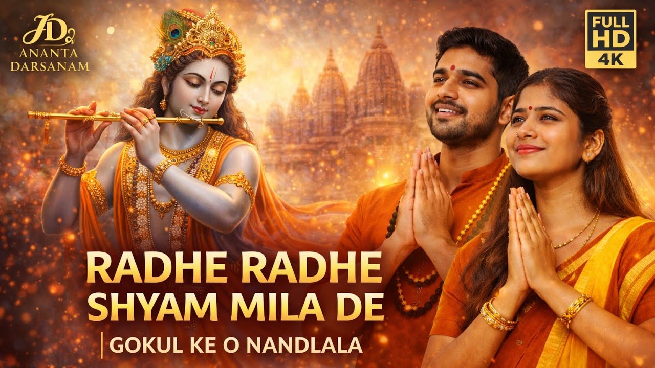 Radhe Shyam 🕉️ | Heart Touching Krishna Bhajan 2026 🎶 | Radha Krishna Song 💛 | Ananta Darsanam