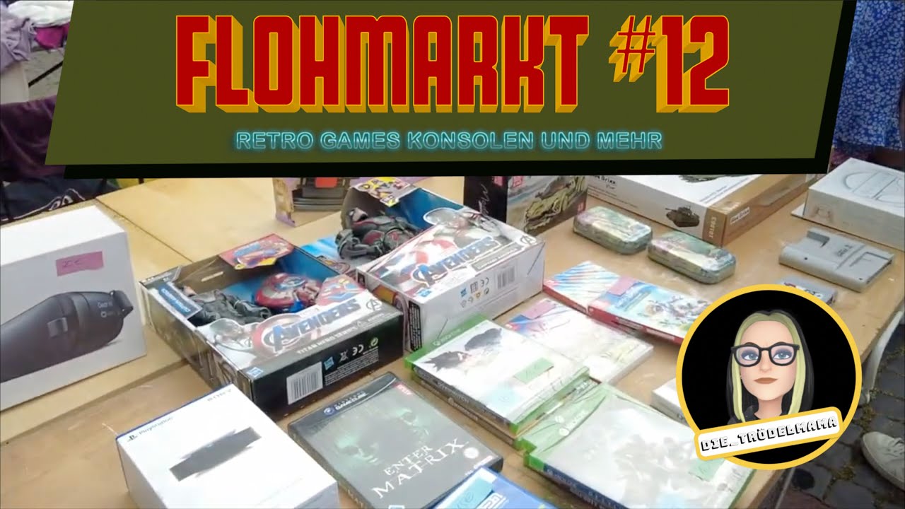 Flohmarkt #12 - Retro Games Konsolen und mehr