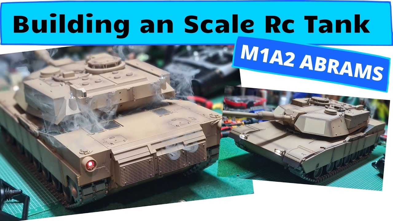 Сборка радиоуправляемого танка SCALE: M1A2 Abrams SEPv3 — набор для переоборудования на 360 градусов