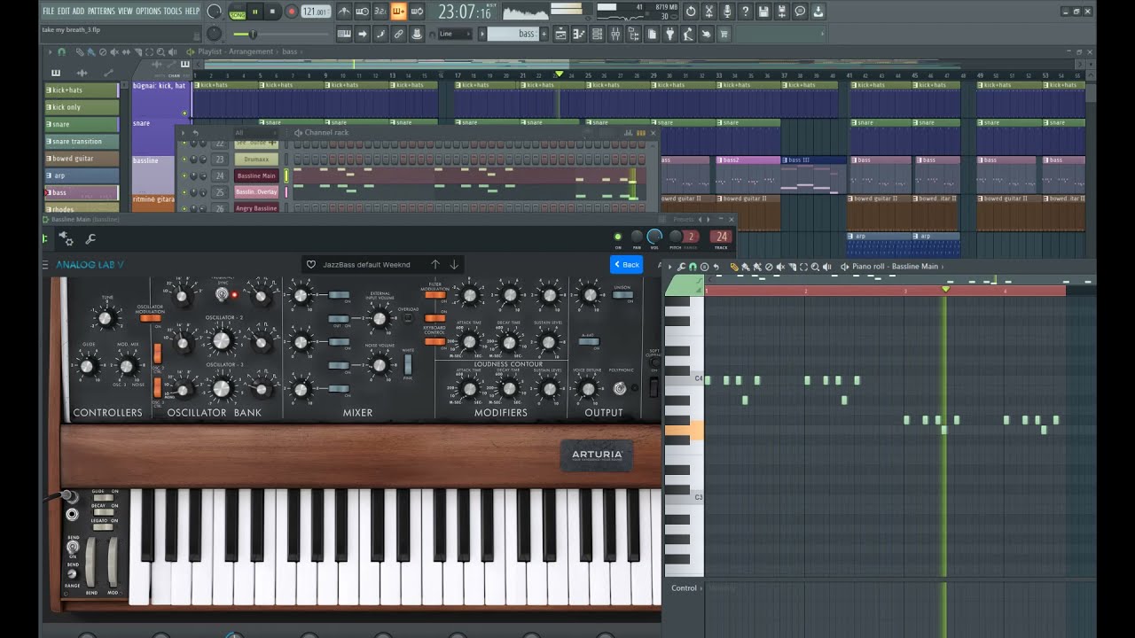 Take My Breath by The Weeknd (Instrumental remake in FL Studio)