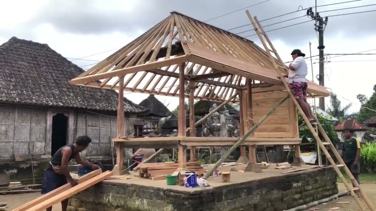 Proses buat bale dangin saka 6