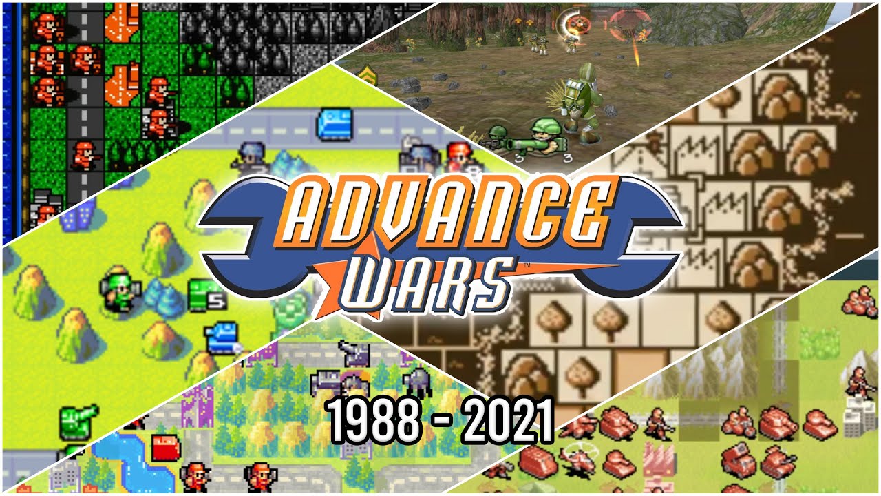 ADVANCE WARS GAMES EVOLUTION (1988 - 2021) (NINTENDO WARS)