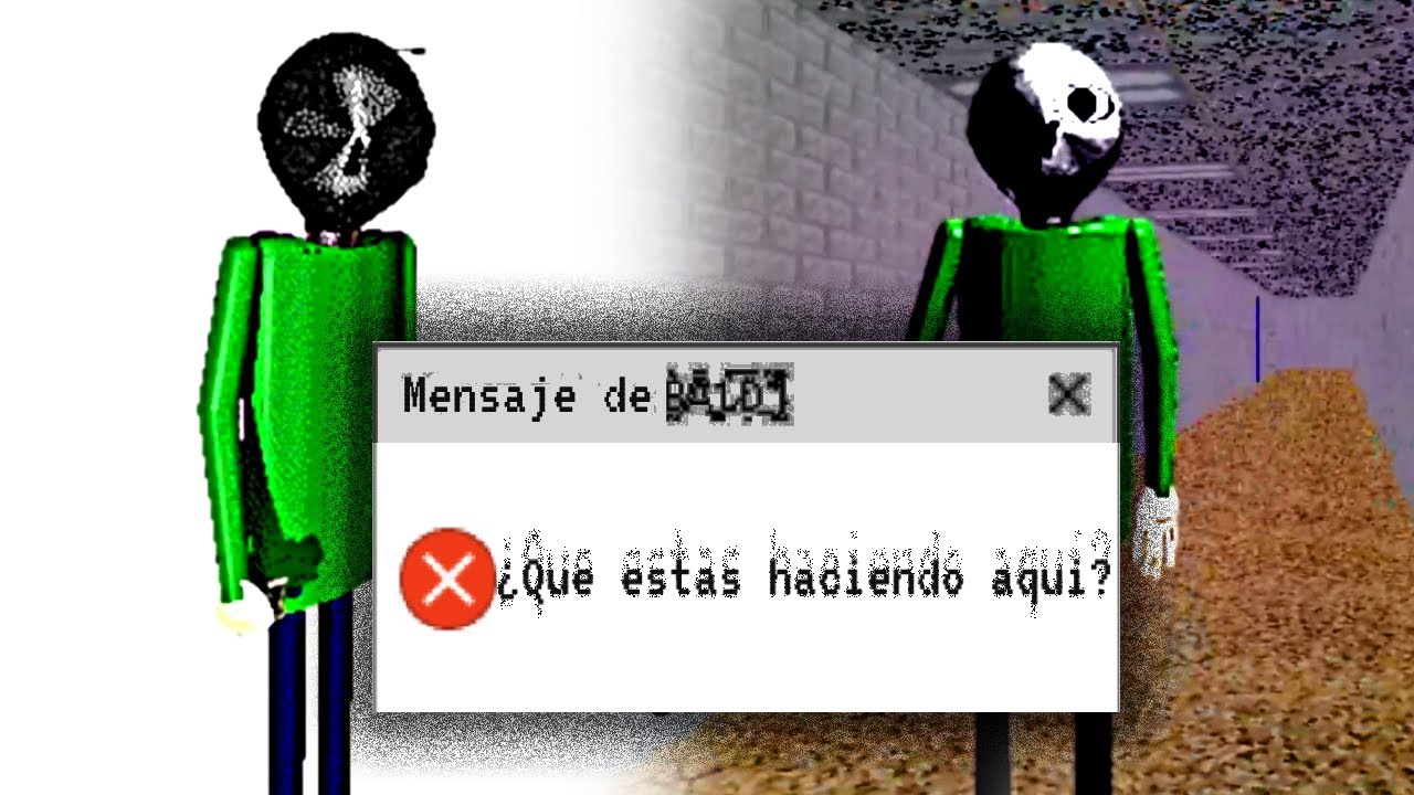 Hay Algo EXTRAÑO Con Esta Version De Baldi_̷0̶S̸