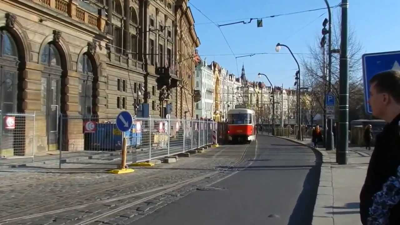 Tranvías de Praga, República Checa, 2012 (HD)