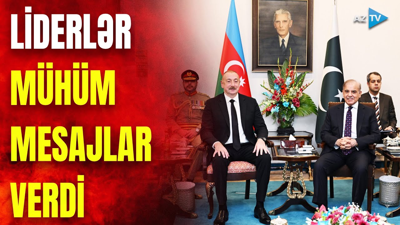 Azərbaycan prezidenti və Pakistanın Baş nazirindən mühüm mesajlar: liderlər nələri qeyd etdilər?
