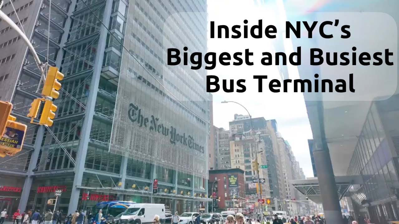 [4K] New York City&rsquo;s Biggest and Busiest Bus Station - Walking Tour