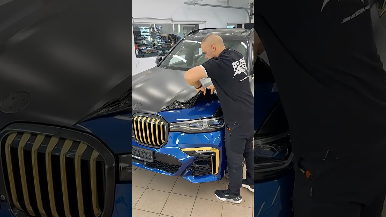 Vinyl Removal Process | BMW X7 Hood Peeling
