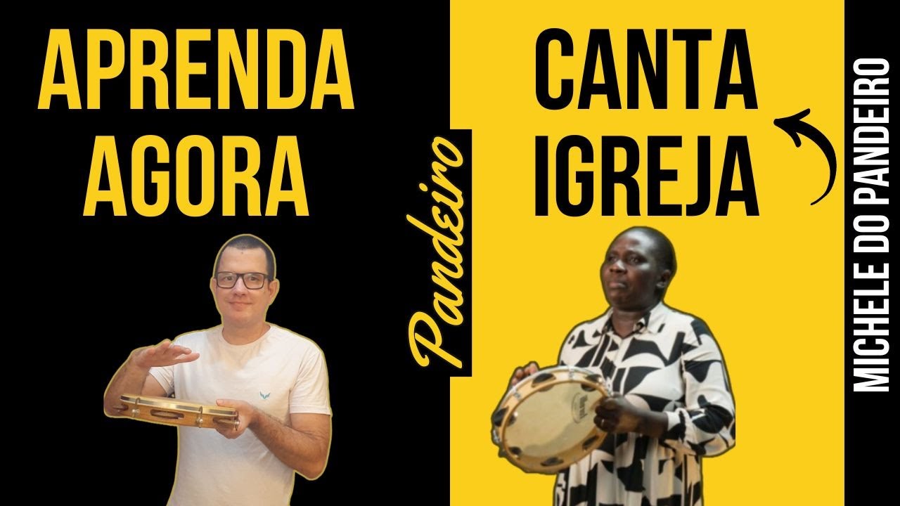 Como Tocar Canta Igreja - Michele do Pandeiro | ANDRÉ PASSOS