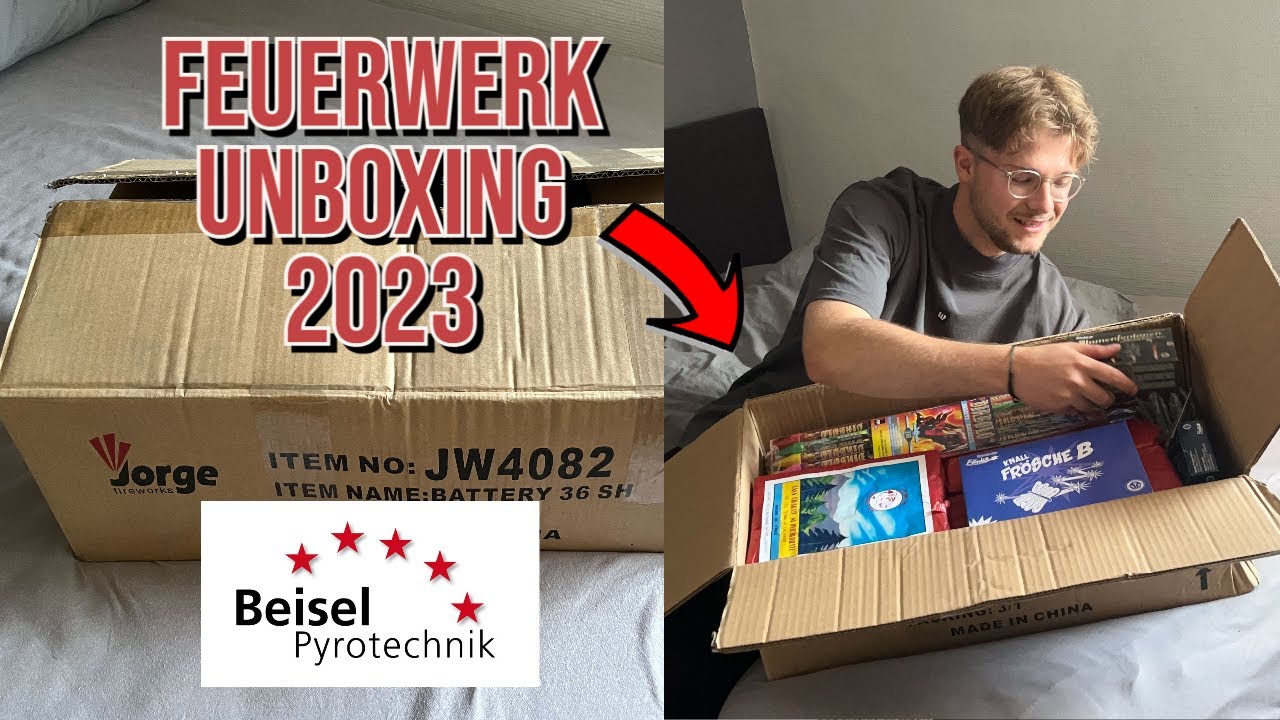 FEUERWERK UNBOXING VON BEISEL PYROTECHNIK 2023 /FEUERWERKSTRAUME