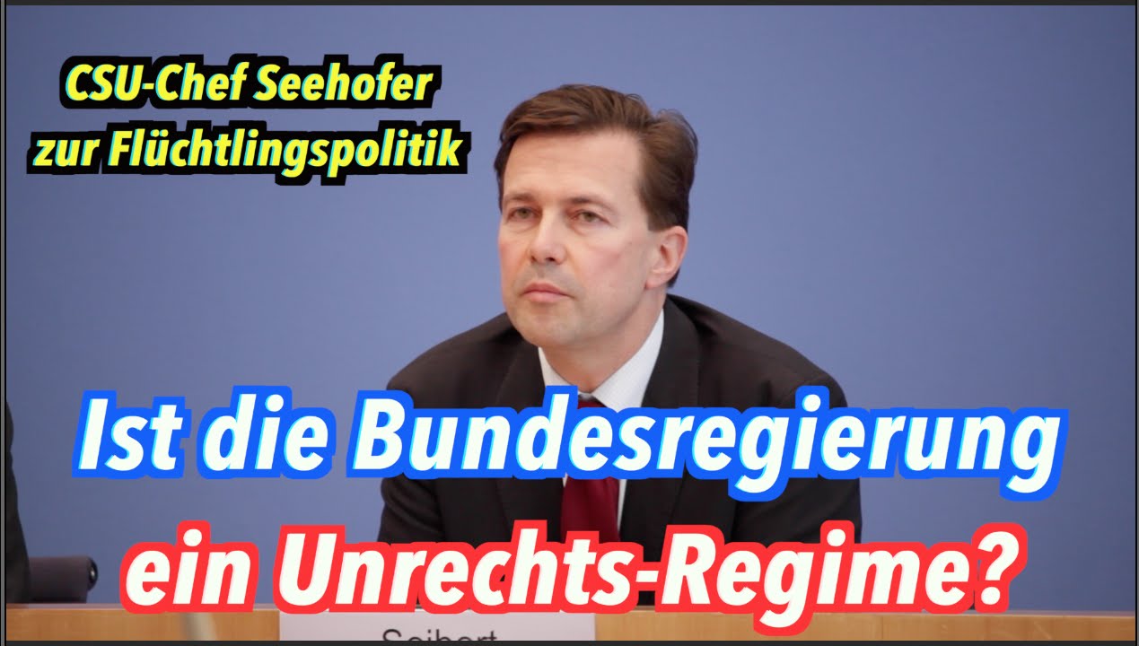 BPK-Comedy dank Seehofer: Ist die Bundesregierung ein Unrechtsregime?
