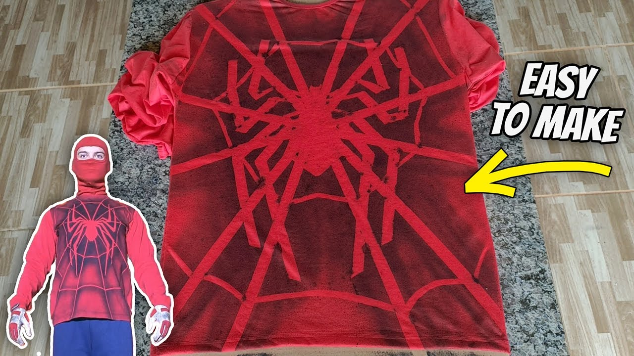 The HUMAN SPIDER Shirt / DIY Spider-Man Homemade Costume (Tobey Maguire)