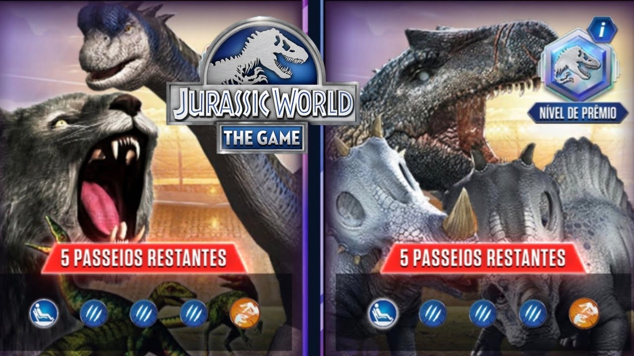 Duas Girosferas novas - criaturas novas - #jurassicworldthegame 