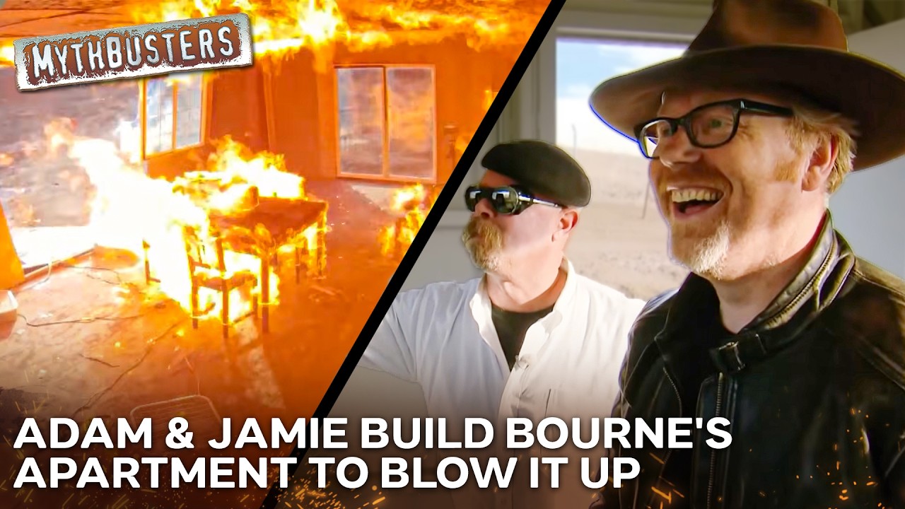 Can A Rolled Up Magazine In A Toaster Ignite a Gas-Filled Room? | MythBusters