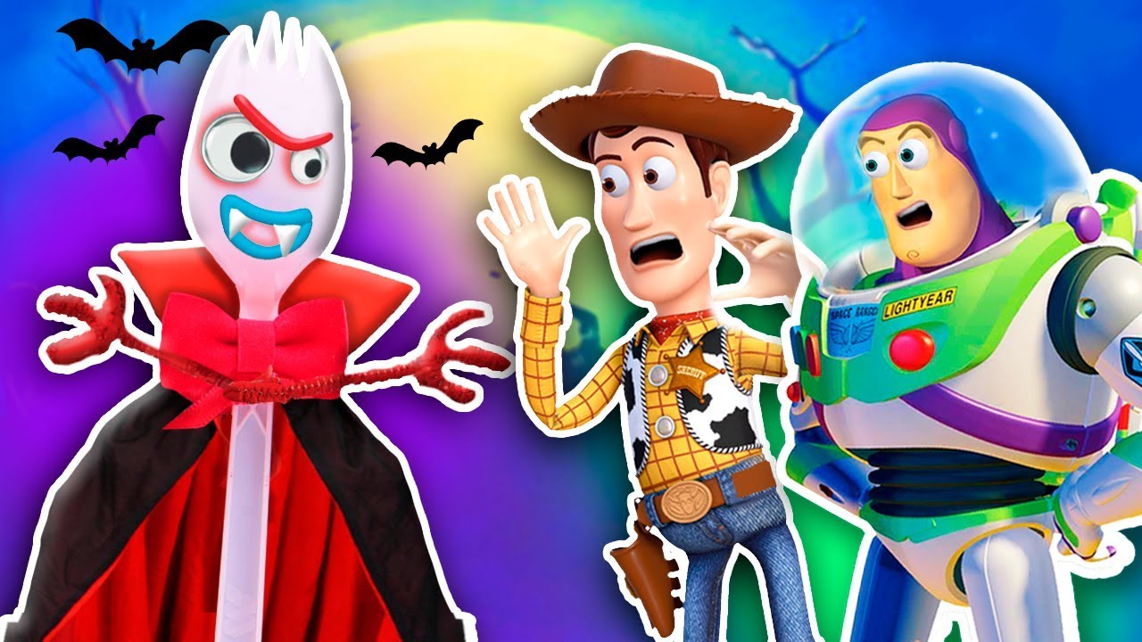 🍴¡ FORKY Se CONVIERTE en un VAMPIRO REAL!🧛‍♂️ Todos Tienen MIEDO😱Toy Story 4 Juguetes Fantasticos