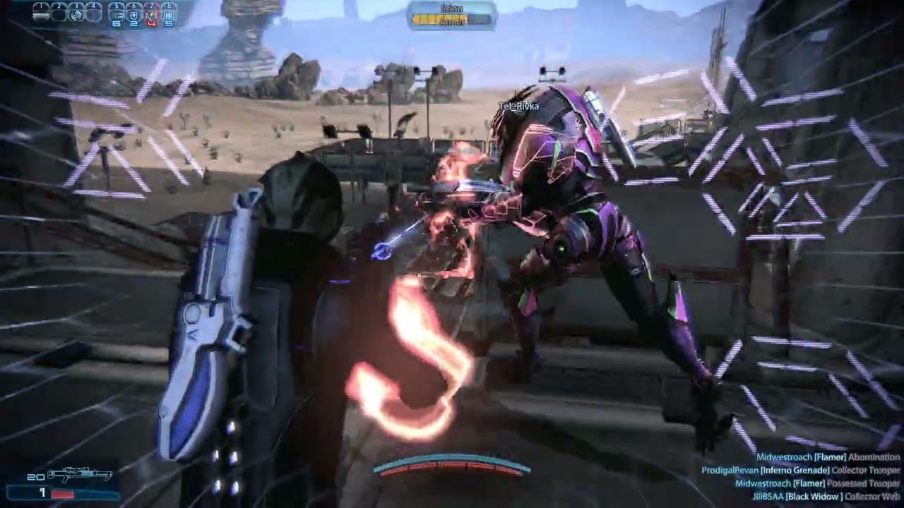 Mass Effect 3 Drell Assassin Infiltrator, Firebase Dagger - Collector, Platinum.(Sub 20.)