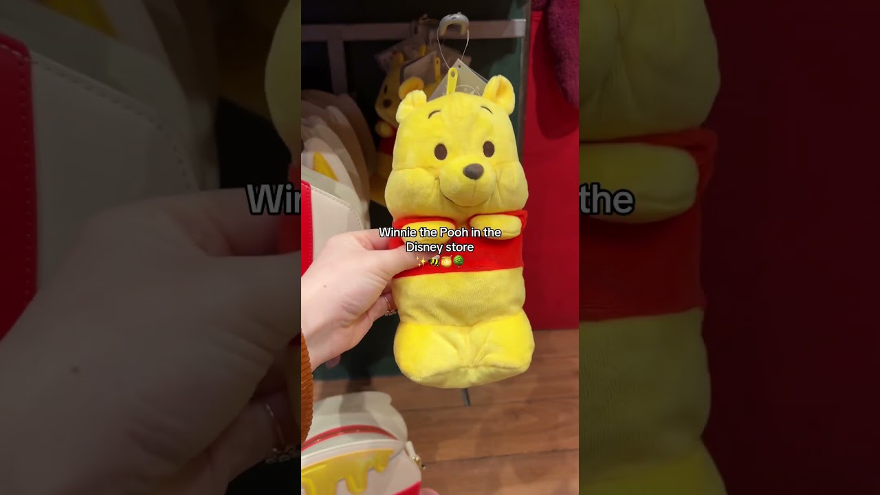 Winnie the Pooh in the Disney store! 