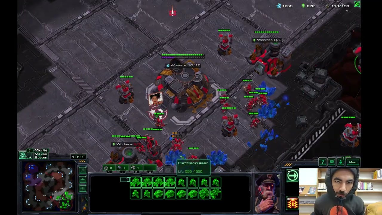 Look what I did to a 3700+ multi-time master's player TvZ FPV/POV (Starcraft II)