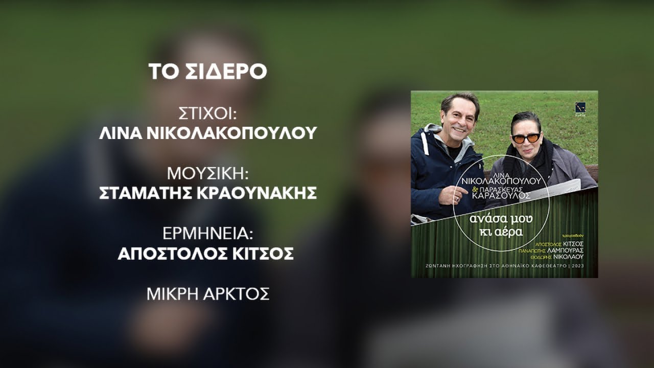 Το σίδερο | Απόστολος Κίτσος