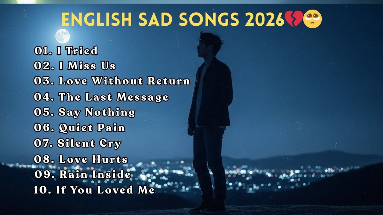 Heartbroken Songs 2026💔😭 Newest English Sad Songs Playlist