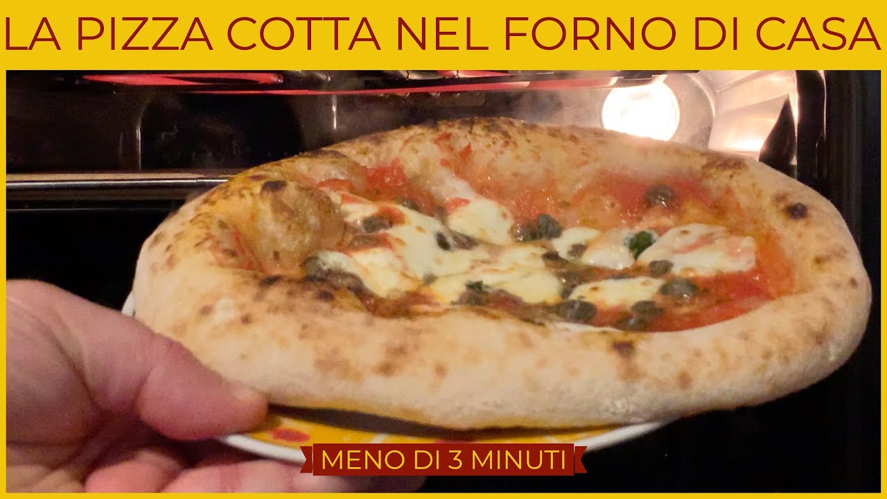 La pizza cotta nel forno di casa - FACILE!