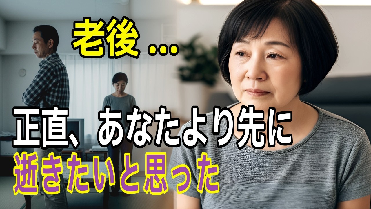 老後に夫が言った一言…「先に逝きたい」70代夫婦の本音