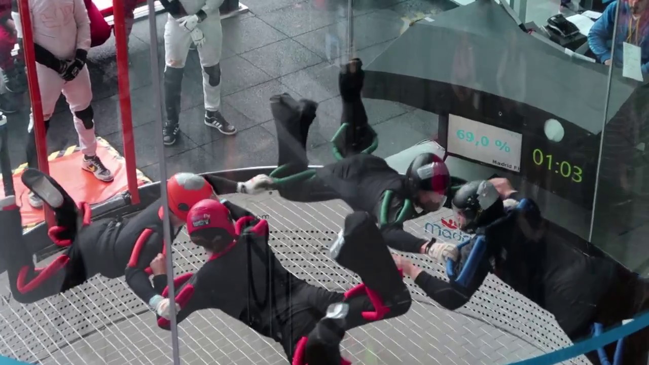 Liga Paracaidismo 2017 - Skynerds - Túnel de viento Madrid Fly