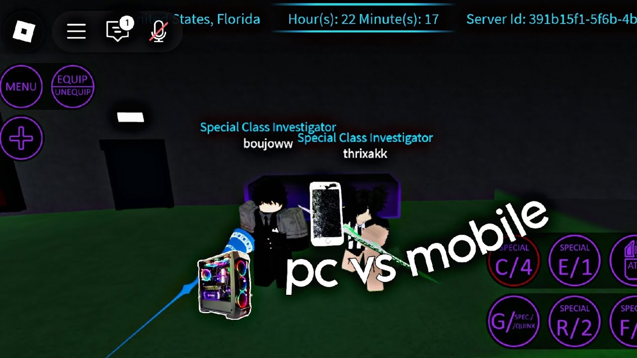 PVP MOBILE VS PC - [Ro-Ghoul] pt.2