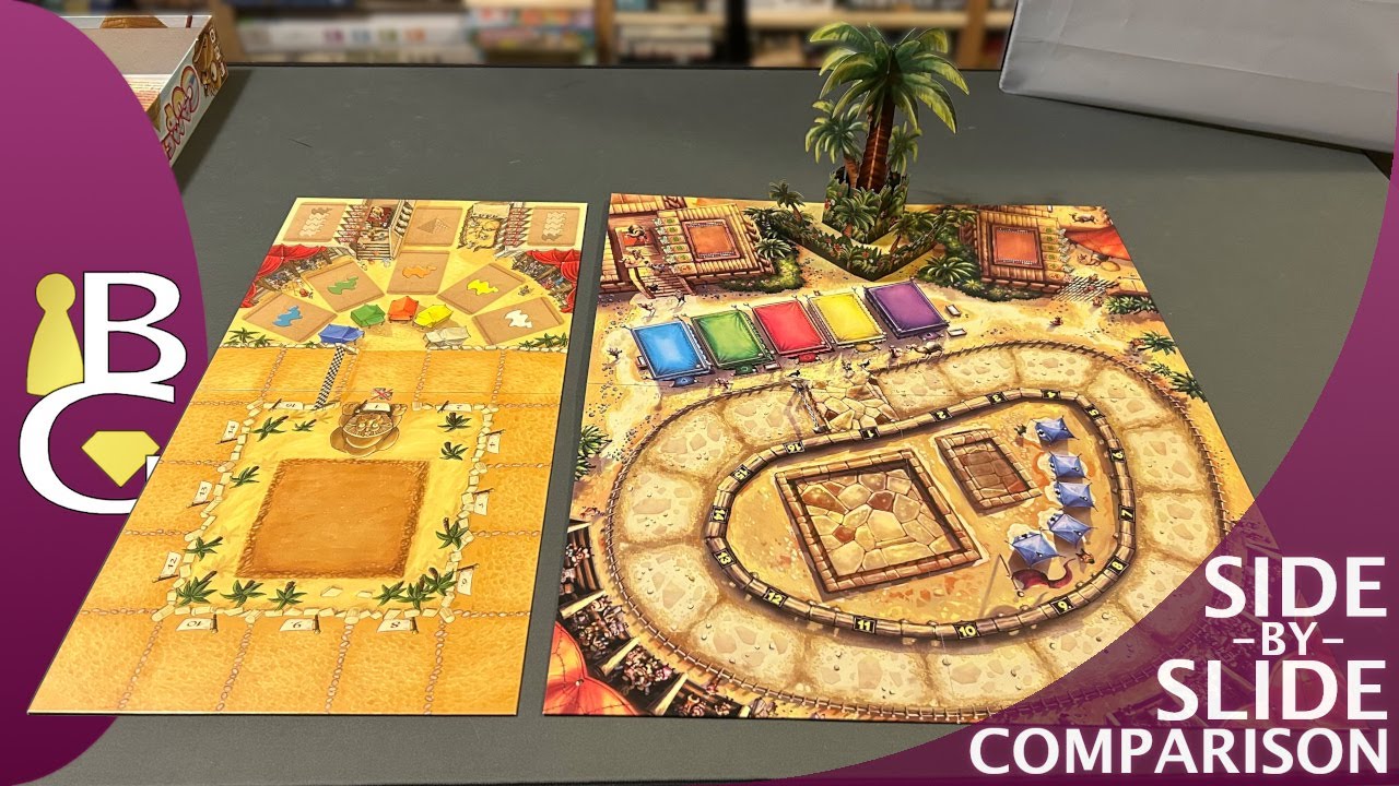 Camel Up &mdash; Side-by-Slide Board Game Comparison 👥