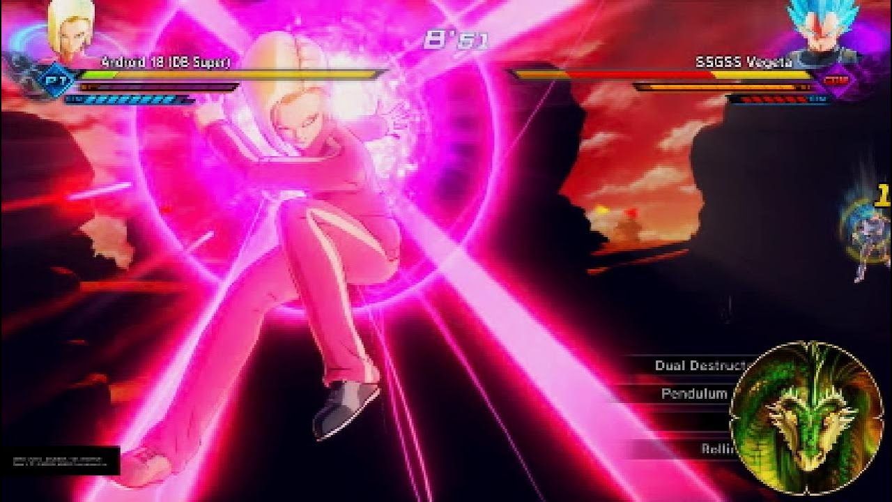 International Crush Fights Back: Dbx2 PQ 76 (Android 18 (DB Super) (Solo) (No capsule) 4k60fps (ps5)