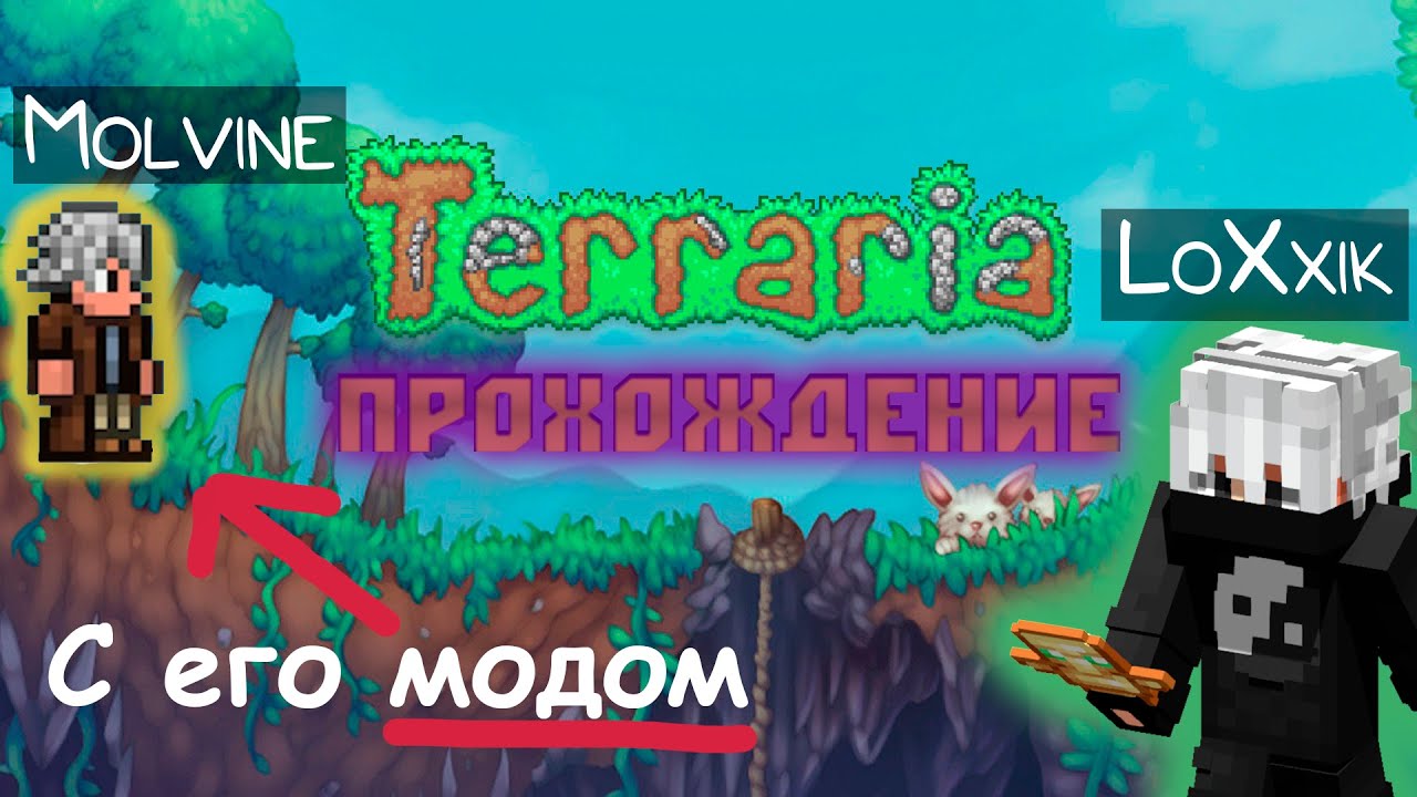🔴СТРИМ! ПРОХОЖДЕНИЕ ТЕРРАРИИ С МОДОМ МОЛВИНА | Молвин | Terraria