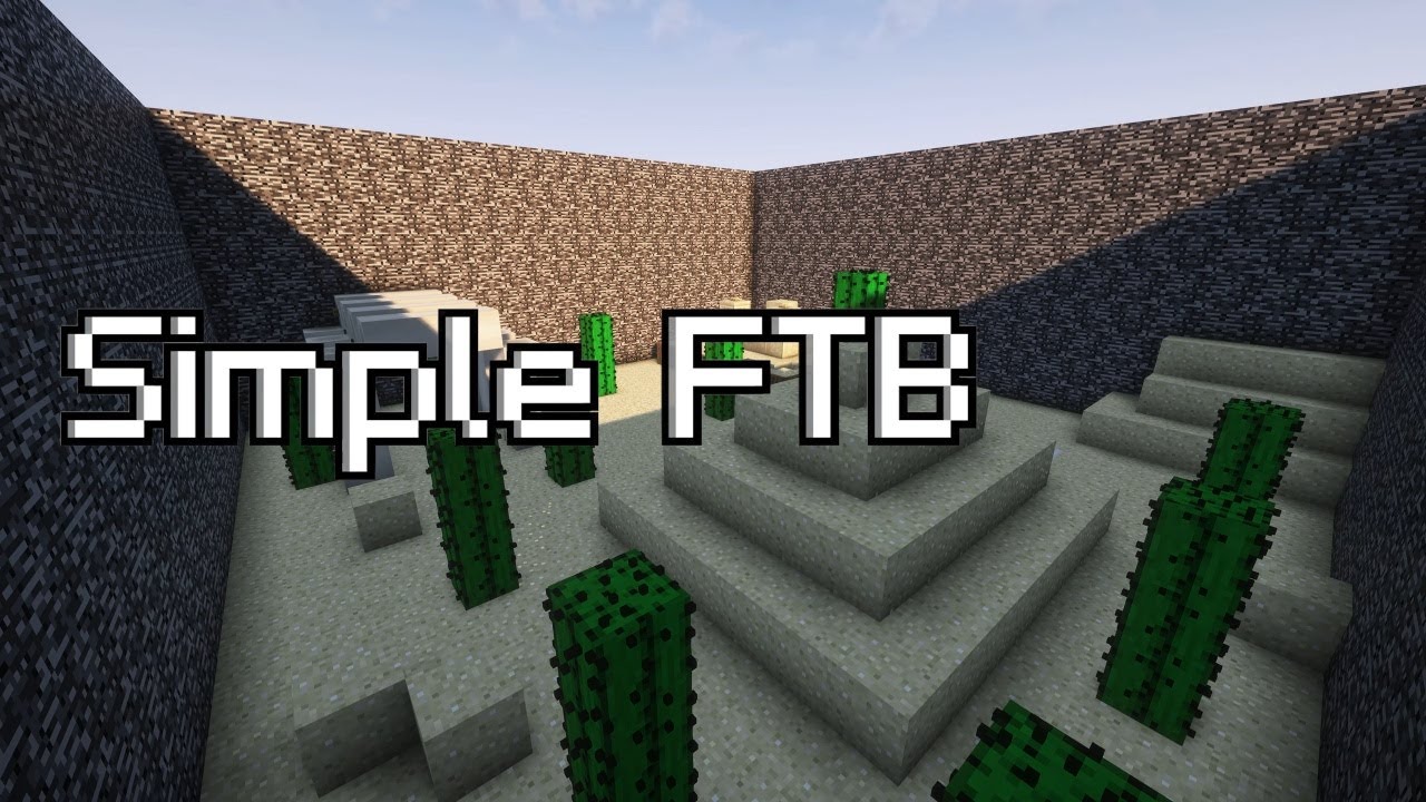 Minecraft Map 865 ( Simple FTB )