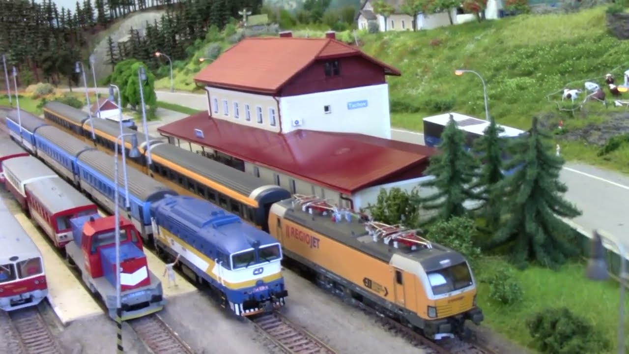 Modelleisenbahnanlage des Modellbahnzirkel in Tachov CD
