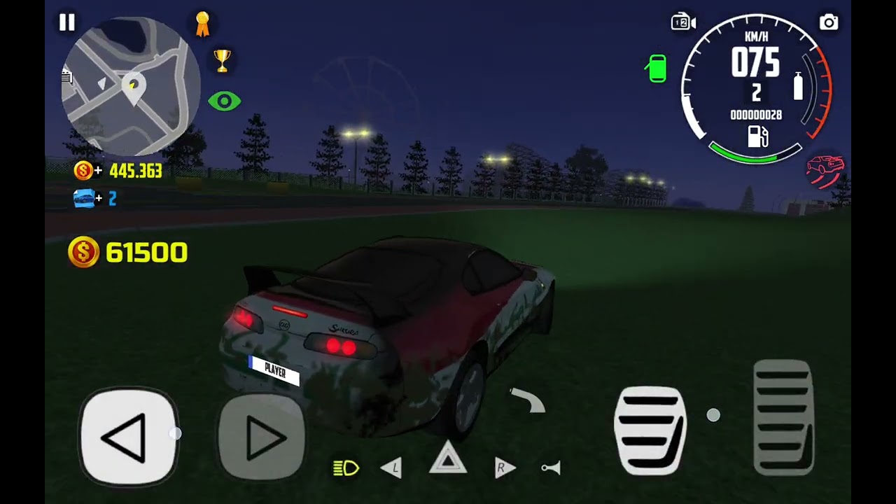 I play car simulator 2 with my new cars