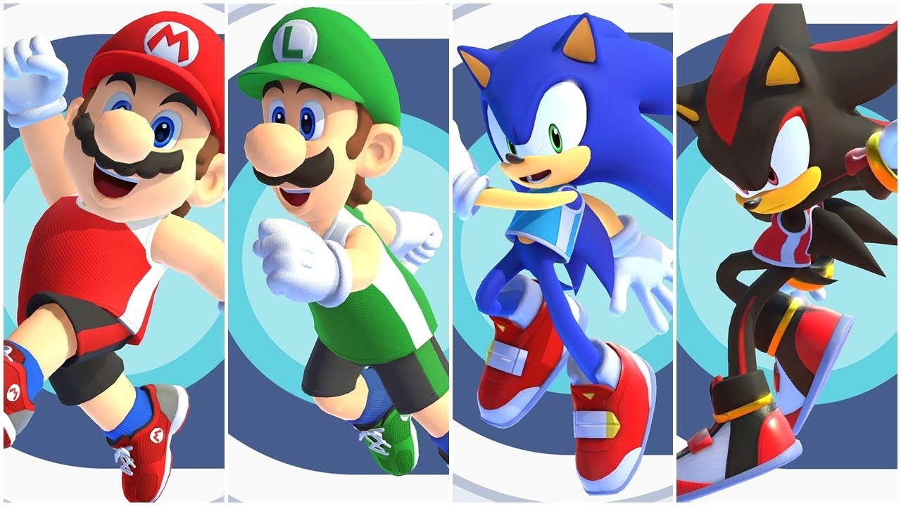Mario & Sonic at the Tokyo 2020 Olympic Games - 110m Hurdles (All Characters)