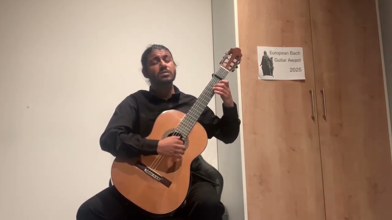 European Bach Guitar Award 2025 - Second Round - Samrat Majumder