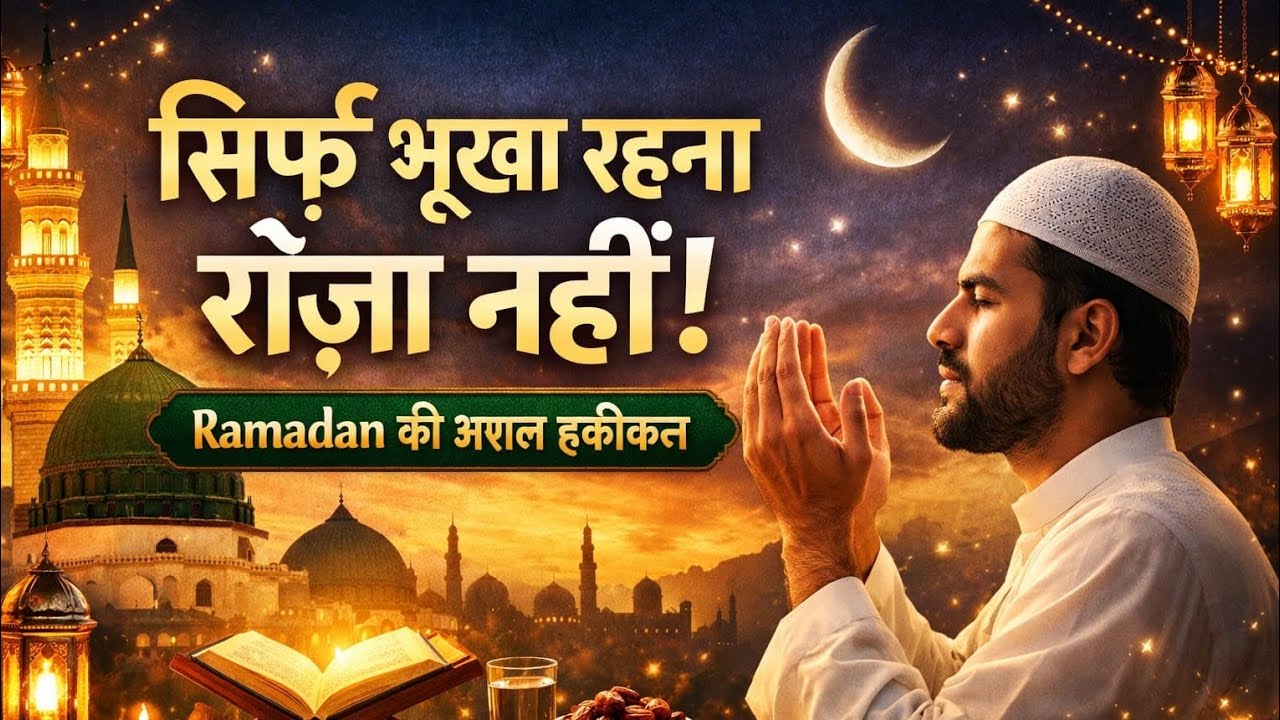 Sirf Bhooka Rehna Roza Nahi! Ramadan Ki Asal Haqeeqat | Islamic Guide