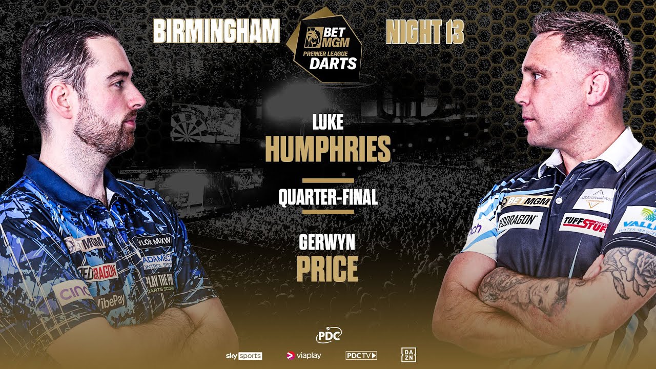 PDC Darts Premier League 2025 - Night 13 - 2025 05 01 - Luke Humphries vs Gerwyn Price HUN