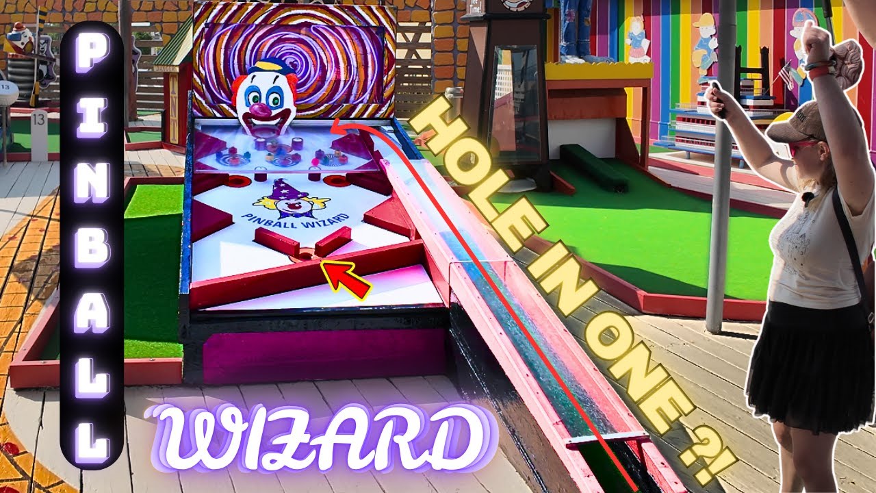 Old School Boardwalk Mini Golf -- We were Hole in One Wizards! #miniaturegolf #puttputt  #retro