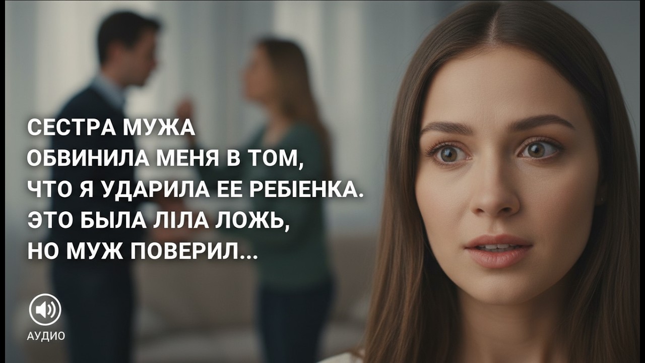 Сестра мужа обвинила меня в том, что я ударила её ребёнка. Это была ложь — но муж поверил...