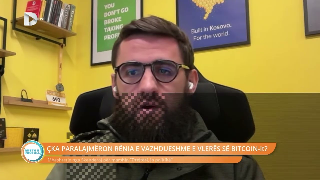 Çka paralajmëron rënia e vazhdueshme e vlerës së Bitcoin-it?/Flet Labinot Bajrami
