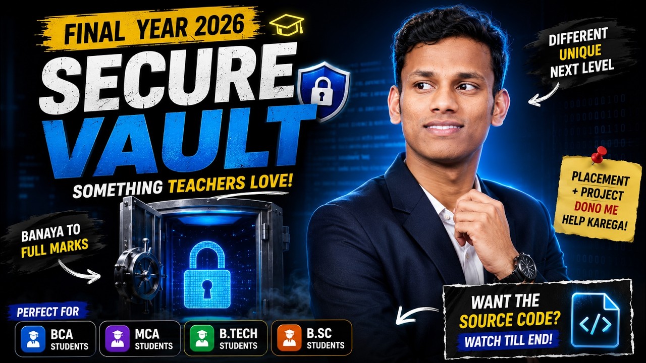 Final Year Project 2026 | Secure Vault | 100% marks