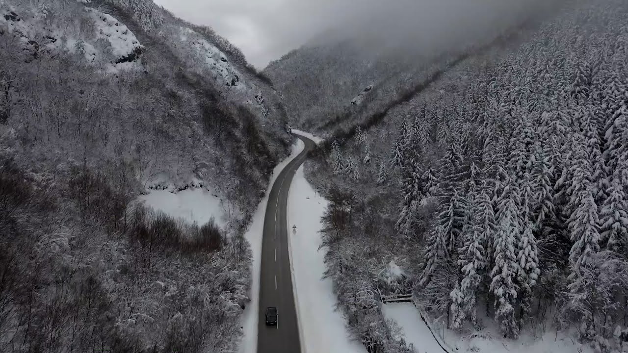 Snijeg na Rostovu - snimci dronom, 05.01.2026.