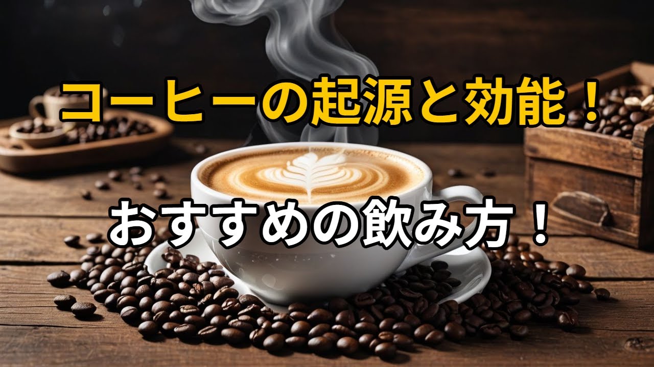 コーヒーの起源と効能！おすすめの飲み方と種類別の効能！
